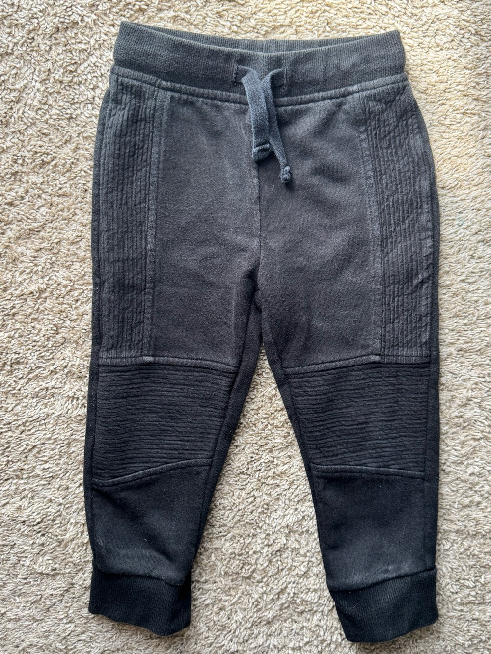 Art Class Black Moto Jogger Sweatpants 2T Toddler Boys Pull On Pants